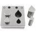 TEARDROP DISC CUTTER PUNCH SET OF 4